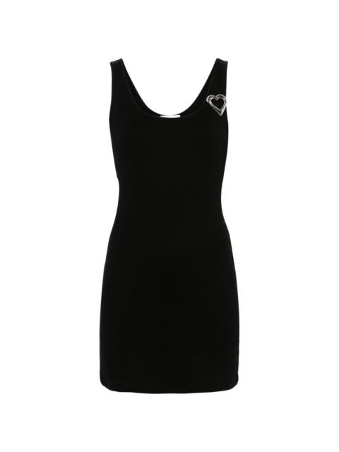 Blumarine brooch-detail minidress