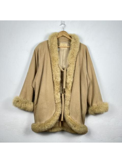 Other Designers Japanese Brand - Vintage Women Fur Collar Coat Jacket J0063