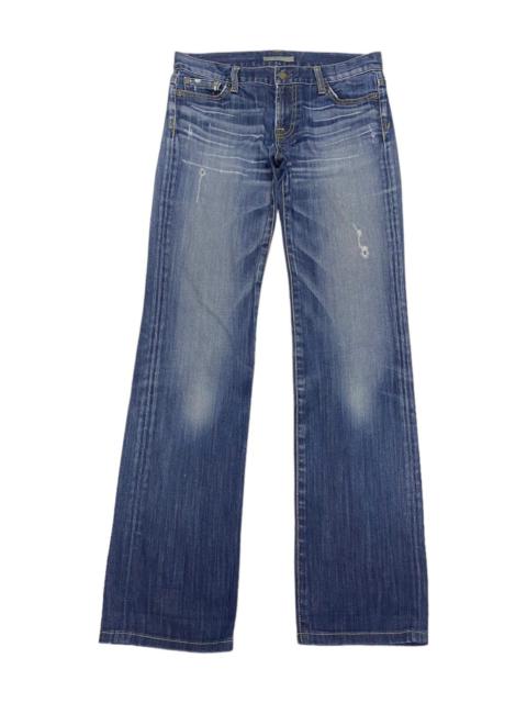 Other Designers 🔥THEORY LUXE 🇯🇵 DISTRESSED WASH DENIM JEANS MADE IN JAPAN