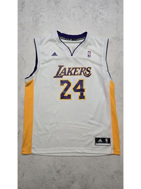 adidas Lakers Adidas Kobe Bryant #24 White NBA Jersey