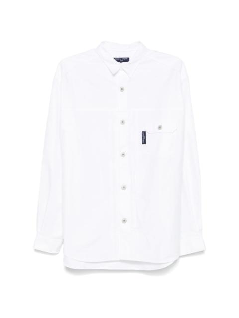 pintuck-detail shirt