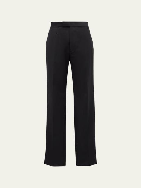 ZEGNA Men's Formal Wool-Mohair Pants