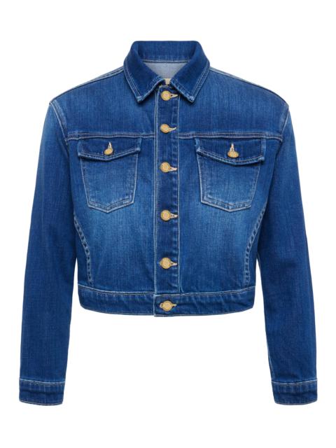 L'AGENCE Koda Cropped Denim Jacket