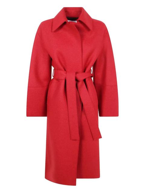 Harris Wharf London Women Puff Sleeves Coat Pressed Wool