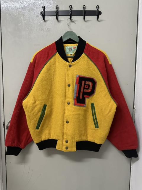 Other Designers Vintage OFFROAD Quilted Lined Staff Team Varsity Jacket