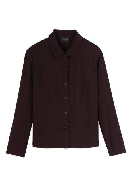 Longchamp Shirt Burgundy - Crepe