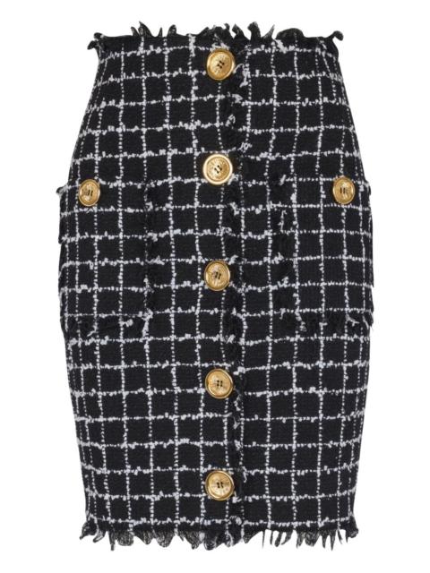 Balmain Balmain Women Tweed Midi Skirt