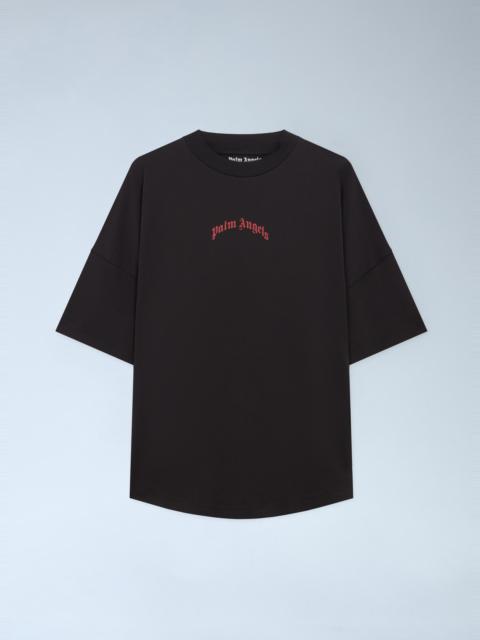 Palm Angels Curved Logo Over T-shirt