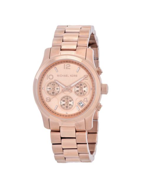 MICHAEL KORS Michael Kors Runway Chronograph Quartz Rose Gold Dial Watch MK7324