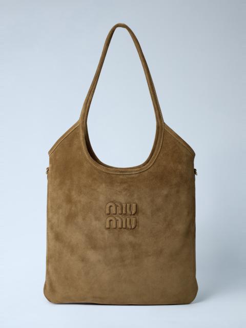 Miu Miu Ivy Suede Shoulder Bag