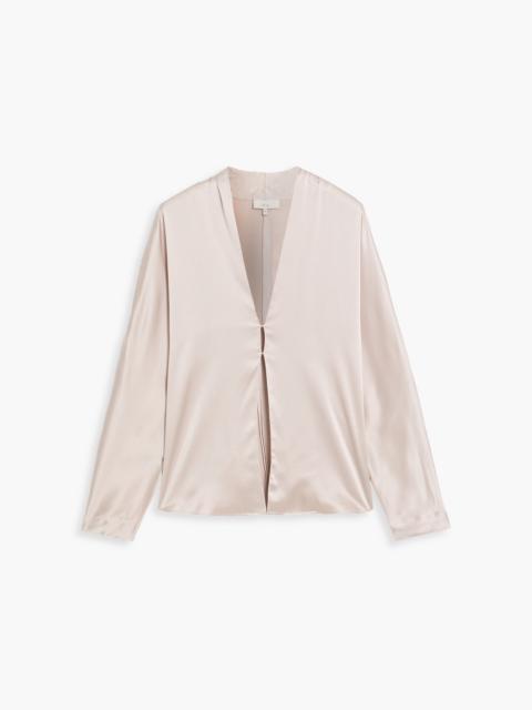 THE SEI Silk-satin shirt