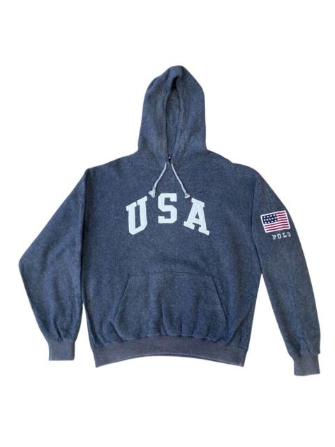 Polo Ralph Lauren Vintage 90s Polo Sport Ralph Lauren USA Flag Fleece Hoodie