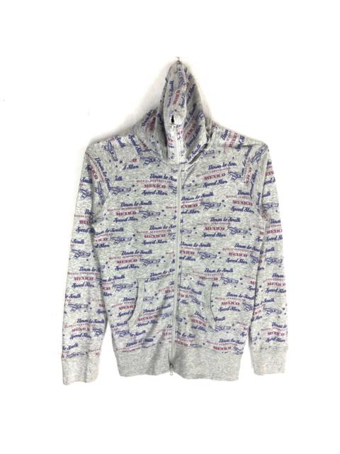 Other Designers Japanese Brand - Down To South Full Zip Up Hoodie Sweatshirt