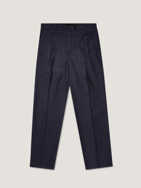 Sunspel Pleated Wool Twill Trouser