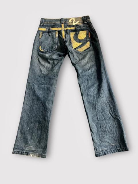 Other Designers 291295=Homme - Vintage 291295 Homme Dyed Washed Flare Jeans