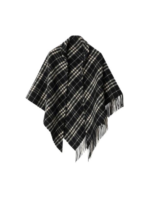 Burberry checked scarf