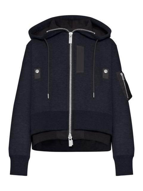 sacai COTTON BLEND PADDED HOODIE