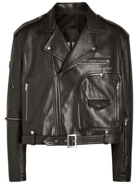 Rick Owens Rick Owens Jumbo Bauhaus Belted Leather Jacket