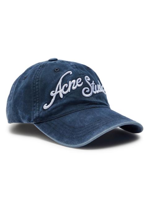 Acne Studios Acne Studios Logo-embroidered Faded Cotton cap