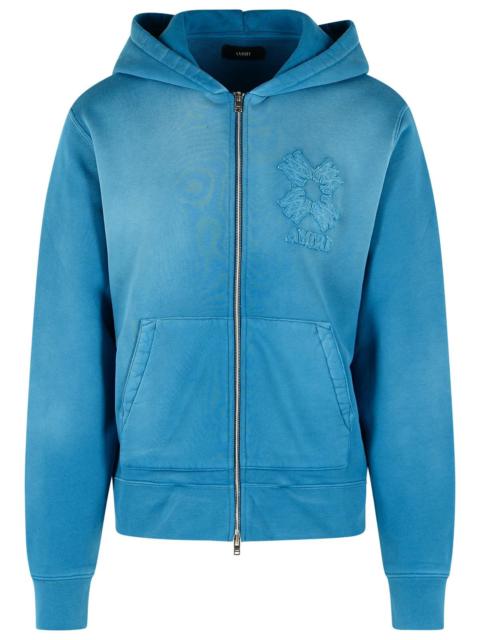 AMIRI Amiri Dark Indigo Cotton Hoodie Men