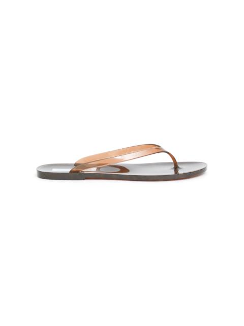CHRISTOPHER ESBER Jo Tortoise PVC Flip Flops brown