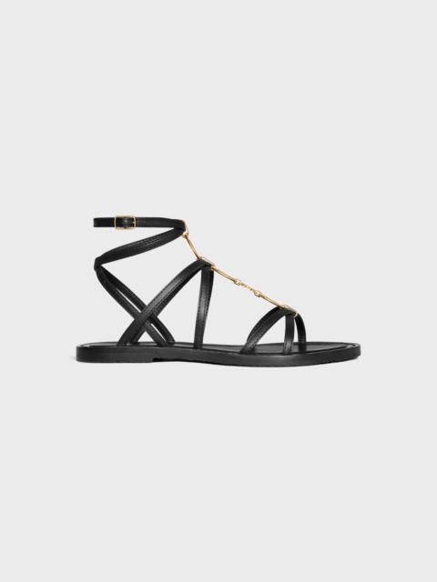 CELINE CELINE LYMPIA STRAPPY JEWEL SANDAL  IN CALFSKIN