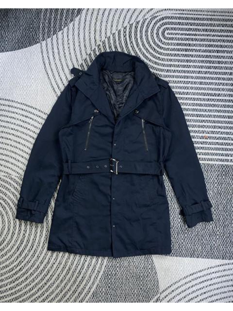 Other Designers 14th Addiction - Bareback Premium Black Multipocket Belted Jacket