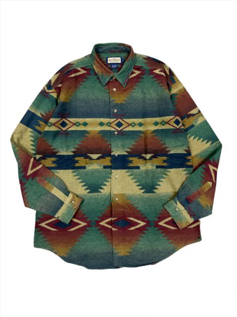 Other Designers Native - Holy grail🔥🔥🔥Ruff Hewn Navajo Native design shirt in size L