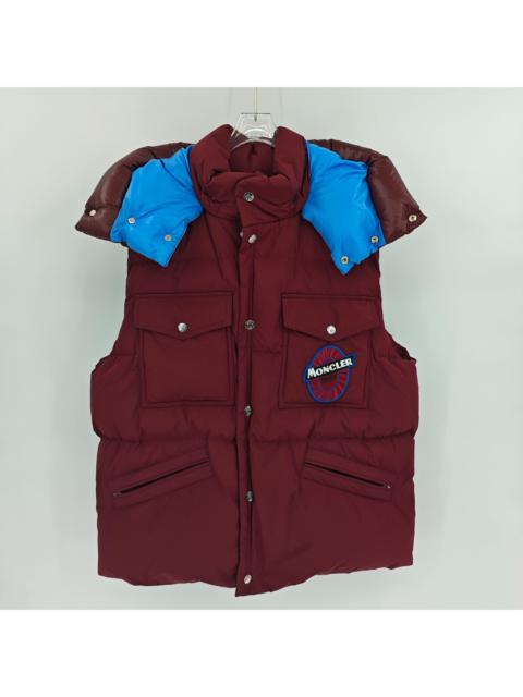 Moncler Moncler Red Logo Sleeveless Vest