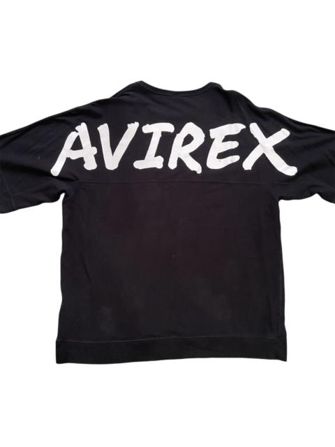 Other Designers AVIREX Big Logo Back Print Oversized Sweatshirt