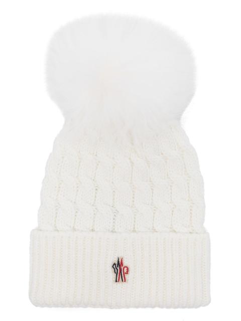 Moncler Grenoble Moncler Grenoble Women Logo Wool Beanie