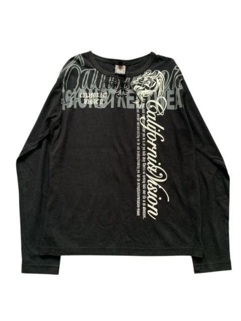 Other Designers If Six Was Nine - Vintage Vision Street Wear Poem Laces Up Shirt LGB Vkei