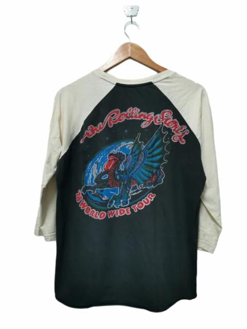 Other Designers Vintage - Vintage The Rolling Stones 78 World Wide Tour Bootleg Tee