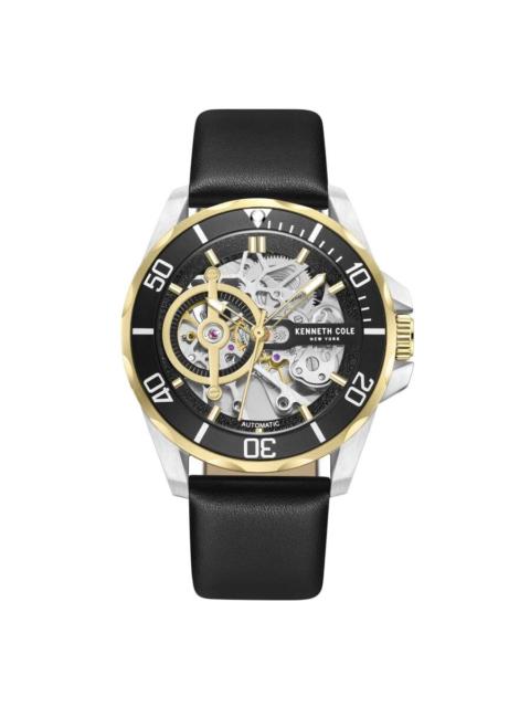 Other Designers Kenneth Cole New York Automatic Skeleton Dial Men's Watch KCWGE0012810