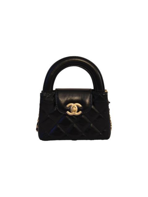 CHANEL Chanel Nano Kelly Shopper bag Gold Hardware Black