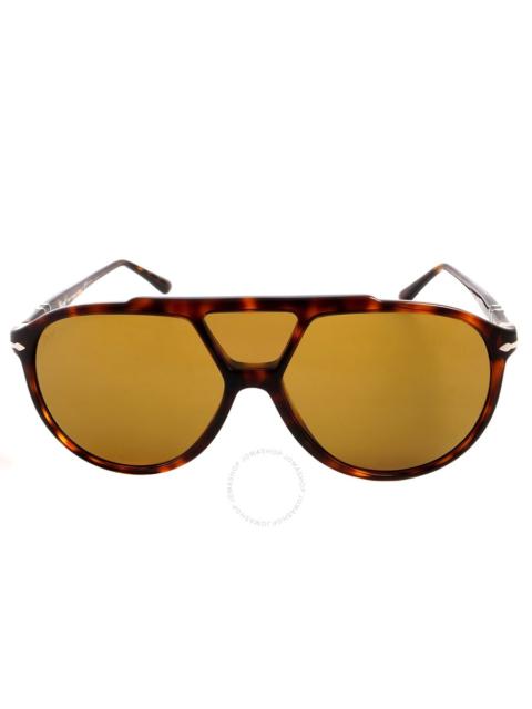 Persol Persol Brown Pilot Sunglasses PO3217S 2453 59