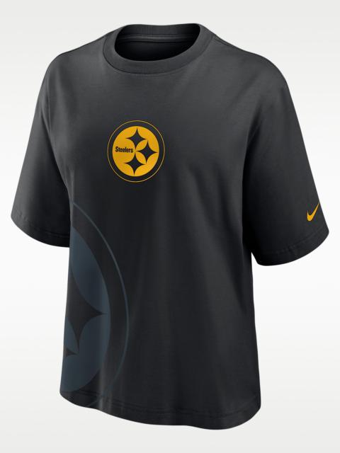Nike Pittsburgh Steelers Boxy Women's Nike NFL T-Shirt