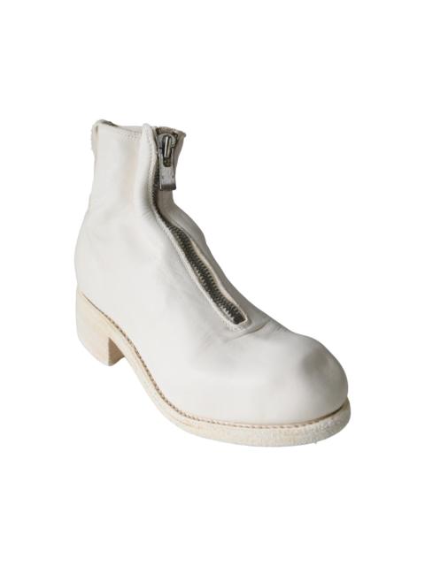Guidi Guidi PL1 Soft Horse Full Grain Front Zip Boot White