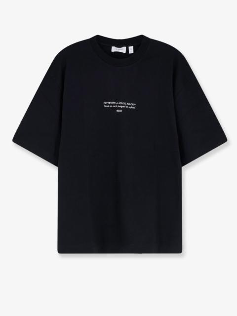 Off-White Off-White Statement Cotton T-Shirt Black
