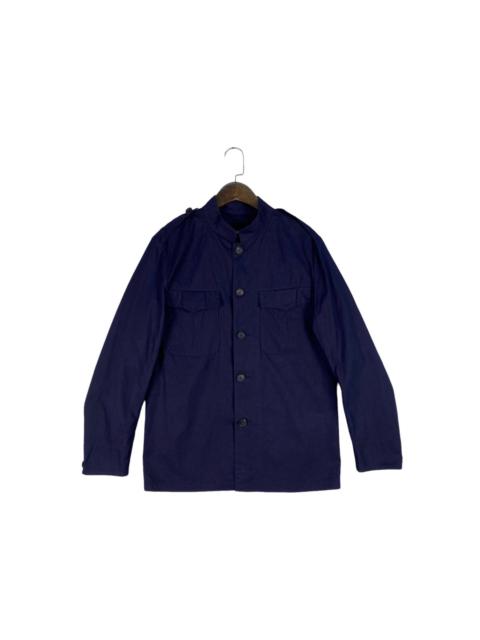 Other Designers Haversack Navy Blue Band Collar Jacket