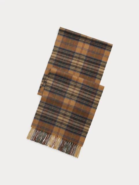 RRL by Ralph Lauren Plaid Wool-Cashmere Scarf