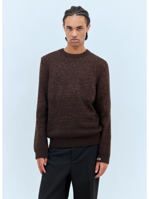 Gucci Men Sequin Crewneck Sweater