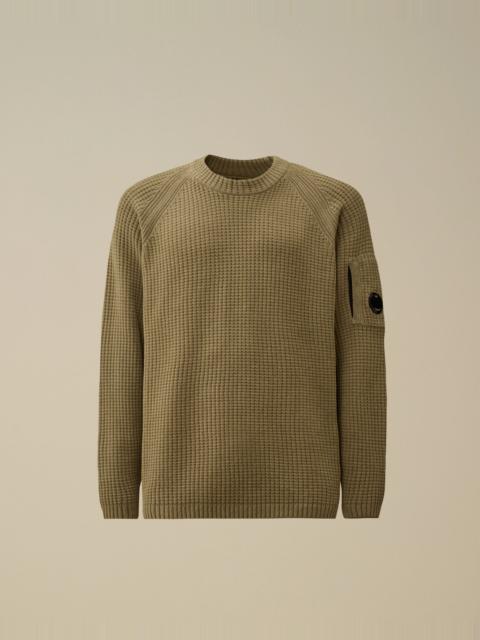 C.P. Company Cotton Chenille Crewneck Lens Sweater
