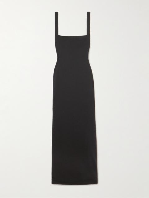 SOLACE LONDON Joni Stretch-crepe Maxi Dress