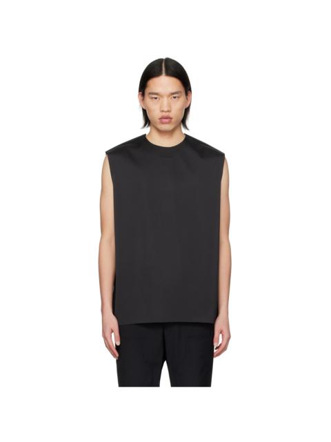 We11done Black Tie Embossed Tank Top