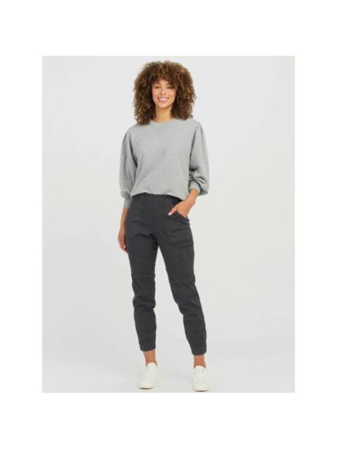 Other Designers SPANX Gray Stretch Twill Jogger Small