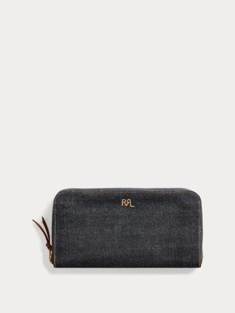 RRL by Ralph Lauren Indigo Denim Travel Wallet