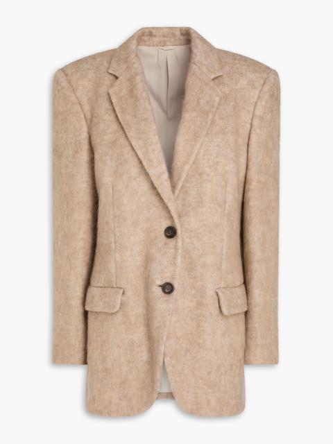 Brunello Cucinelli Mélange brushed knitted blazer