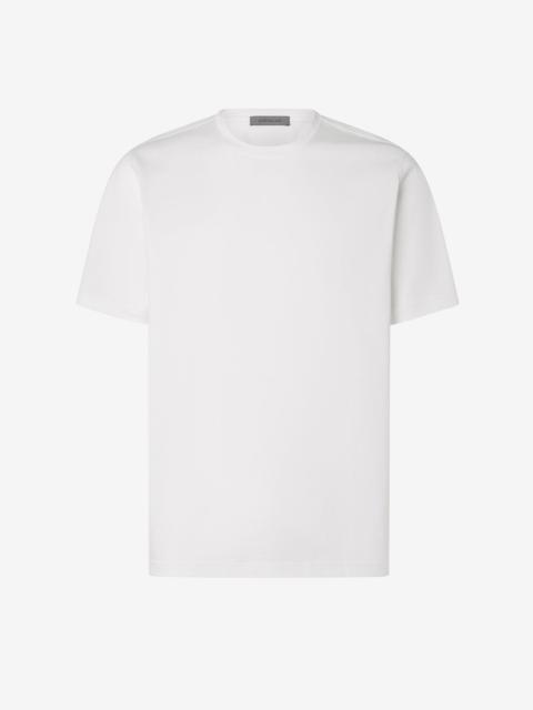 CORNELIANI White crew neck pure cotton t-shirt