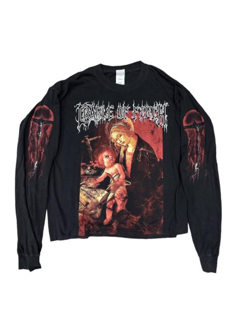 Other Designers Band Tees - CROPPED 2003 CRADDLE OF FILTH BLACK METAL FOR BASTARDS SHIRT